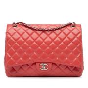 Pre-owned Leather shoulder-bags Chanel Vintage , Pink , Dames