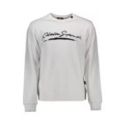 Grafisch Sweatshirt voor Mannen Plein Sport , White , Heren