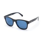 Zwarte zonnebril Blauwe kristal Moncler , Black , Heren