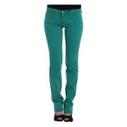 Groene Straight Leg Jeans Elegant Stijl Costume National , Green , Dam...