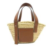 Pre-owned Raffia totes Loewe Pre-owned , Beige , Dames