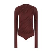 Bordeaux Top Body Look 23 Philosophy di Lorenzo Serafini , Red , Dames