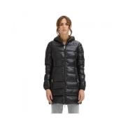 Lichtgewicht donsjack met capuchon Centogrammi , Black , Dames