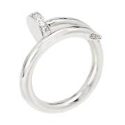 Pre-owned White Gold rings Cartier Vintage , White , Dames