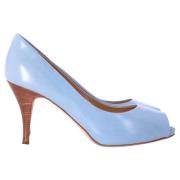 Pre-owned Leather heels Giuseppe Zanotti Pre-owned , Blue , Dames