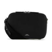 Soho Crossbody Tas van Zwart Leer A.p.c. , Black , Dames