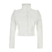 Witte vinyl blazer Courrèges , White , Dames