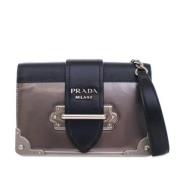 Pre-owned Leather crossbody-bags Prada Vintage , Brown , Dames