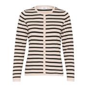 Gestreepte Vest Grijs Morn Mila Stripe Saint Tropez , Beige , Dames