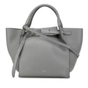 Pre-owned Leather celine-bags Celine Vintage , Gray , Dames