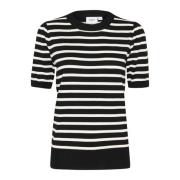 Gestreepte Pullover Trui Zwart Mila Stripe Saint Tropez , Black , Dame...