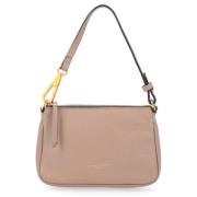 Dove Leren Crossbody Tas Gianni Chiarini , Beige , Dames