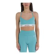 Elastische Band Sport Top Paradijs Sporty & Rich , Blue , Dames