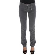 Slim Grijze Jeans Elegant Stijl Costume National , Gray , Dames