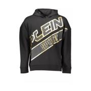 Sportief Hooded Sweatshirt met Handtekeningdetails Plein Sport , Black...