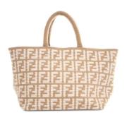 Pre-owned Knit totes Fendi Vintage , Beige , Dames