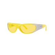 Geel Zilver/Geel Zonnebril Catfish Arnette , Yellow , Heren