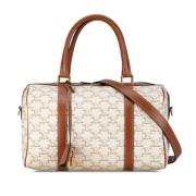 Pre-owned Fabric celine-bags Celine Vintage , White , Dames