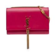 Pre-owned Leather crossbody-bags Yves Saint Laurent Vintage , Pink , D...