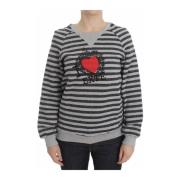 Gestreepte trui met ronde hals Exte , Gray , Dames