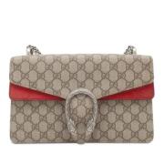 Pre-owned Fabric gucci-bags Gucci Vintage , Beige , Dames