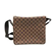 Pre-owned Fabric shoulder-bags Louis Vuitton Vintage , Brown , Dames