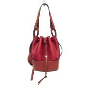 Pre-owned Leather shoulder-bags Loewe Pre-owned , Red , Dames