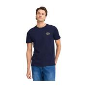 Regular Fit T-shirt Blend , Blue , Heren