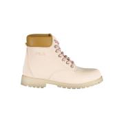 Roze Veterschoenen met Borduursel Fila , Pink , Dames