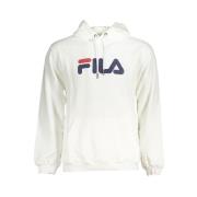 Hoodie met Centrale Zak Fila , White , Heren