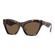 Modieuze zonnebril met stijl 300273 Burberry , Brown , Unisex