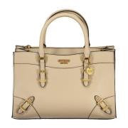 Elegante Beige Handtas met Twee Vakken Guess , Beige , Dames