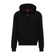 Relaxed fit hoodie Hugo Boss , Black , Heren