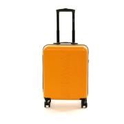 Oranje Cabin Trolley Tas K-Way , Orange , Heren