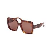 Bruin Donker Havana Zonnebril Ernest Max Mara , Brown , Dames