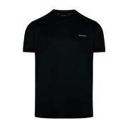 Katoenen T-shirt met Designers Code Emporio Armani , Black , Heren