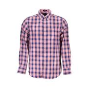 Klassiek Blauw Button-Down Overhemd Gant , Multicolor , Heren