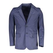 Elegante Klassieke Katoenmix Jas Gant , Blue , Heren