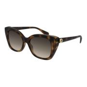 Rechthoekige zonnebril Gg0921S 002 Gucci , Brown , Dames