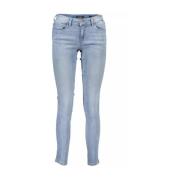 Chique lichtblauwe denim voor verfijnde stijl Guess , Blue , Dames