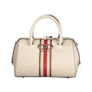 Beige Handtas met Verstelbare Schouderband Guess , Beige , Dames