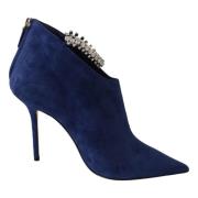 Blauwe Kristalband Haklaarzen Jimmy Choo , Blue , Dames