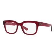 Chad Brilmontuur in Transparant Rood Ray-Ban , Red , Unisex