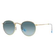 Retro Ronde Metalen Zonnebril Rb3447 Ray-Ban , Yellow , Unisex