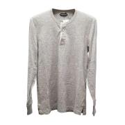 Long Sleeve Top Tom Ford , Gray , Heren