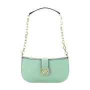 Groene Leren Crossbody Schoudertas Michael Kors , Green , Dames