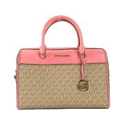 Tea Rose Signature Duffle Crossbody Tas Michael Kors , Multicolor , Da...