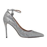 Kristal Stiletto Enkelband Hakken Kurt Geiger , Gray , Dames