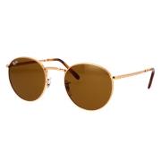 Nieuwe Round Rb3637 Zonnebril Bruin Ray-Ban , Yellow , Unisex