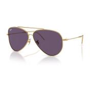 Aviator Zonnebril Reverse Rbr0101S 001/1A Ray-Ban , Yellow , Unisex